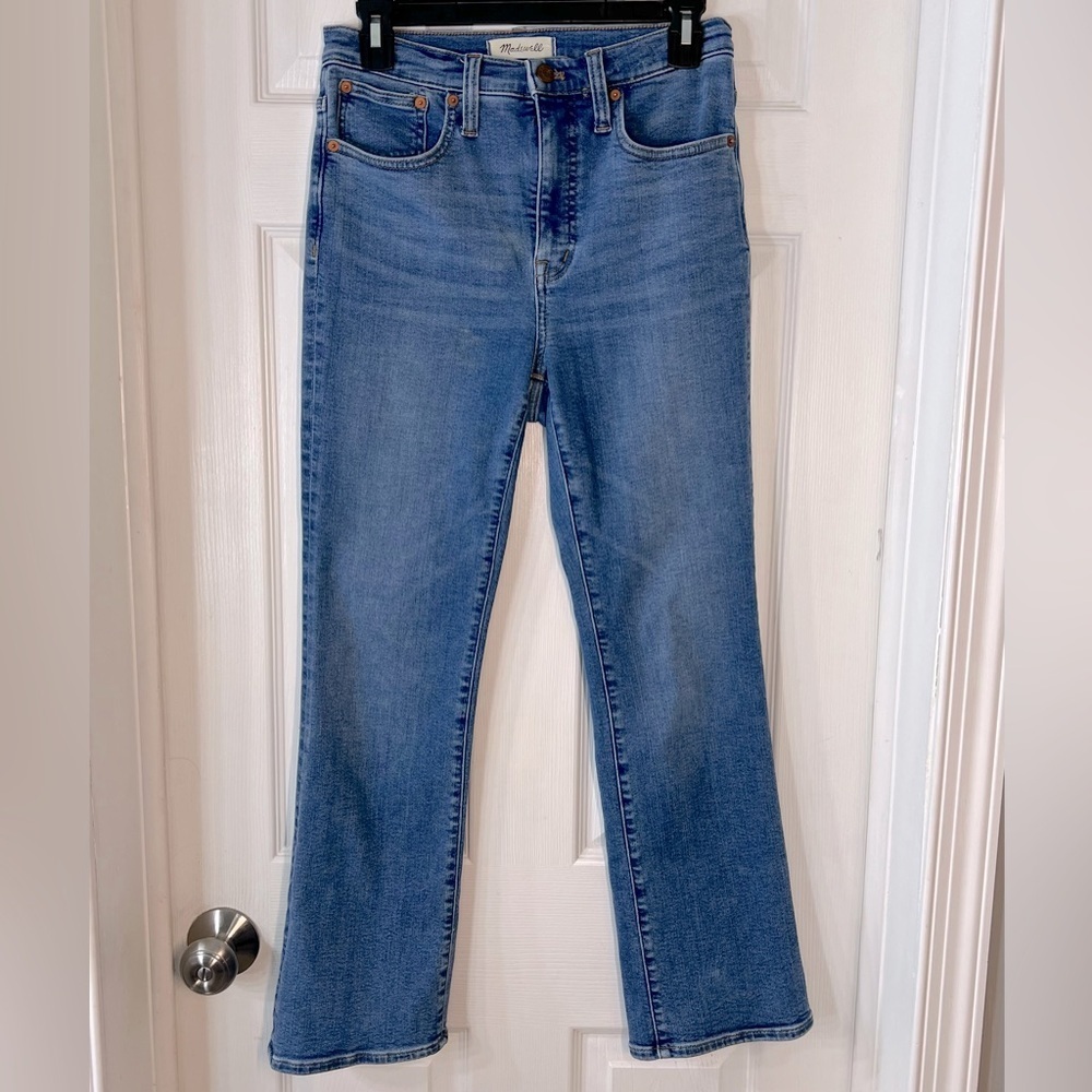 Madewell Medium Blue Flare Jeans - Women